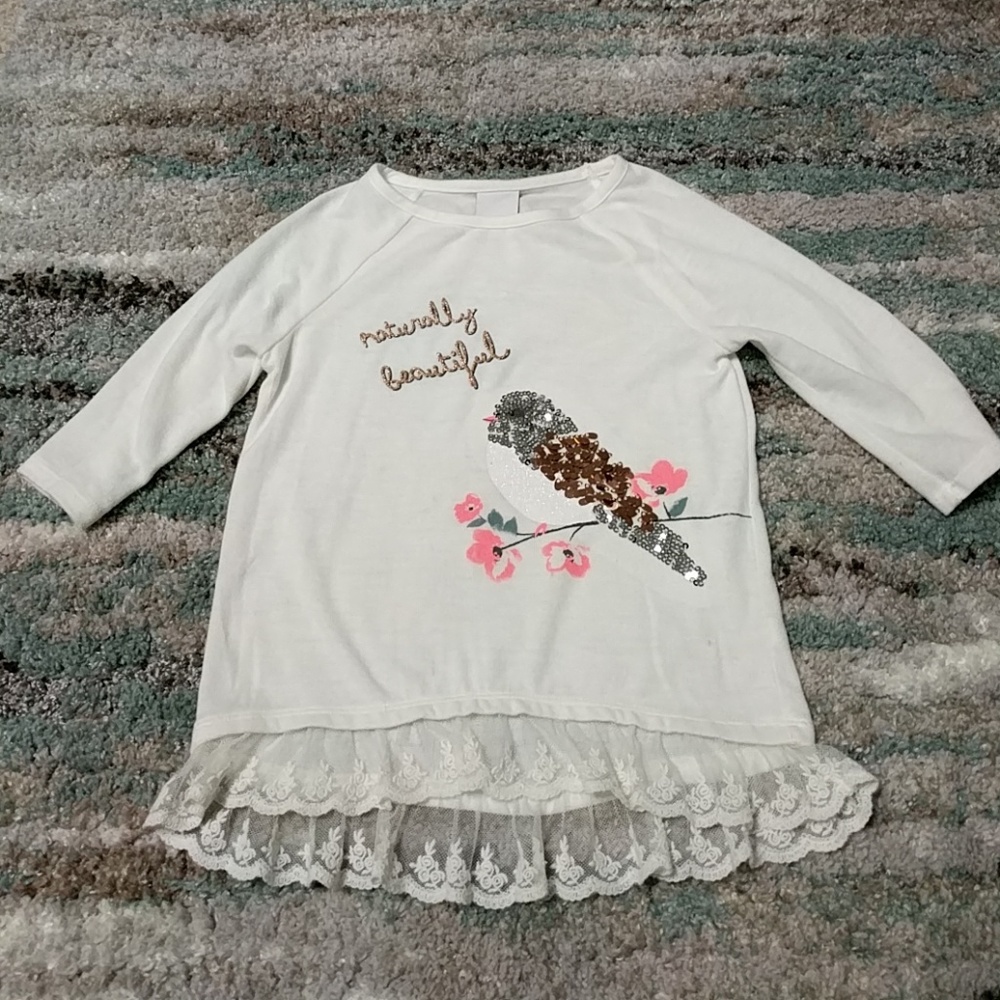 3/4 Sleeve Knit Top with Sequins!